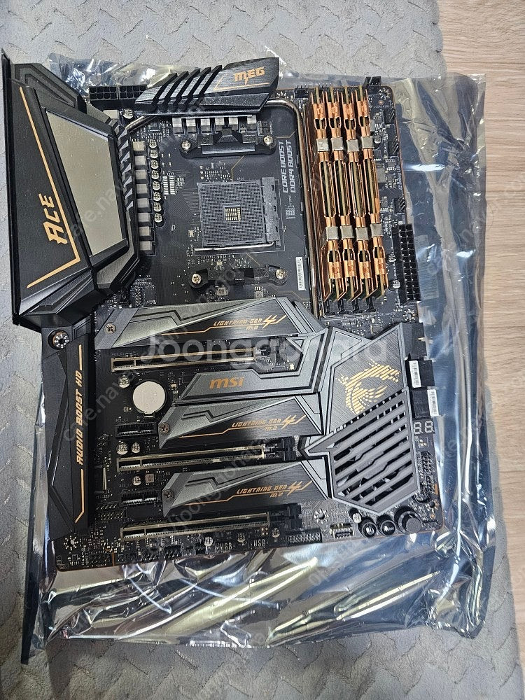 메인보드 msi x570 ace (국내정품)+ amd3...--2