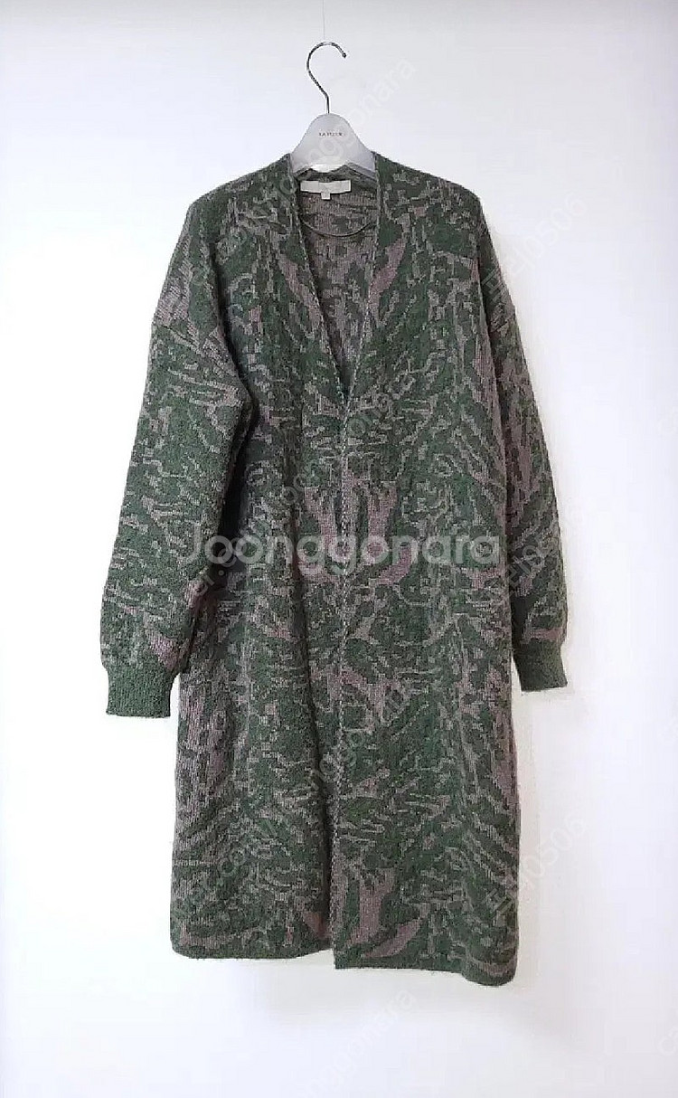 바네사브루노 20Fw 알파카 캐시미어 블랜디드 오픈 가디건 S 사이즈--0