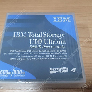 (부산) [데이터 백업테이프] IBM 95P4436 800/1600GB LTO Ultrium 4 Data Cartridge팝니다. (개인/직거래우선)