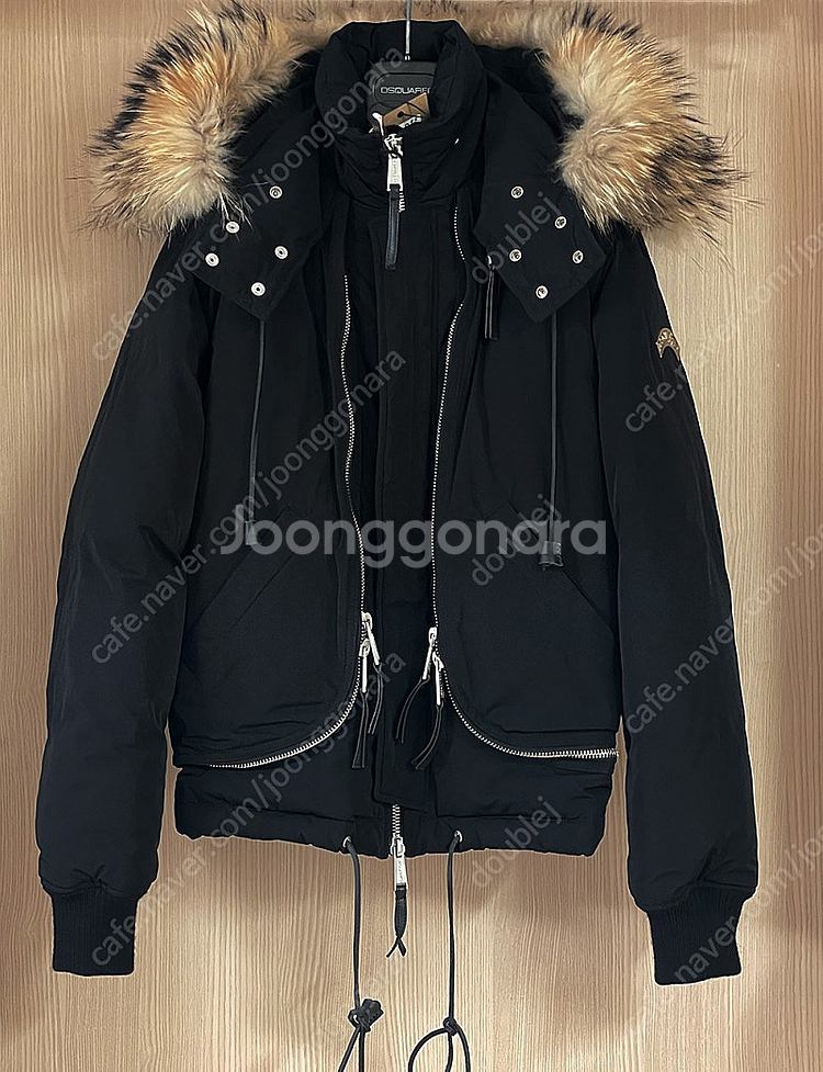 디스퀘어드2 지퍼라쿤 패딩 42--2