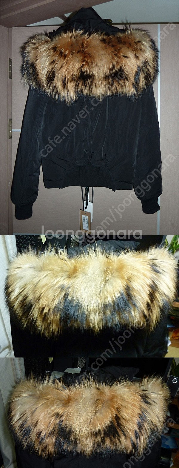 디스퀘어드2 지퍼라쿤 패딩 42--8