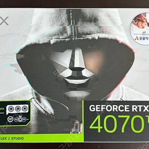 미개봉 갤럭시 지포스 RTX 4070 Ti SUPER EX GAMER WHITE OC D6X 16GB 팝니다.