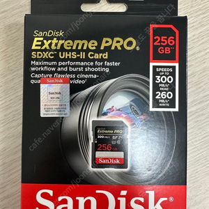 Sandisk Extreme Pro SDXC UHS-II 256G 정품 미개봉신품