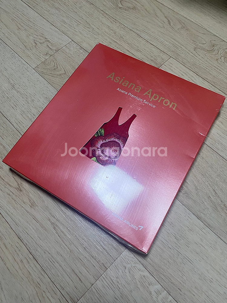아시아나항공 에이프런 RED 색상(미개봉)--0