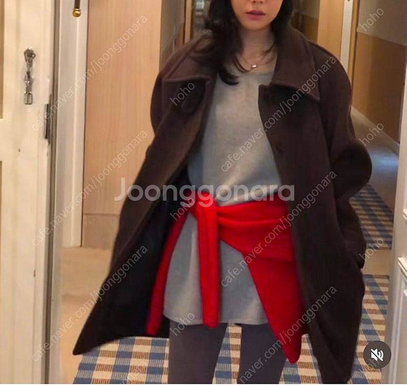 프레쉬라벨 몰튼 발마칸 코트 (브라운) 거의 새제품 팝...--4
