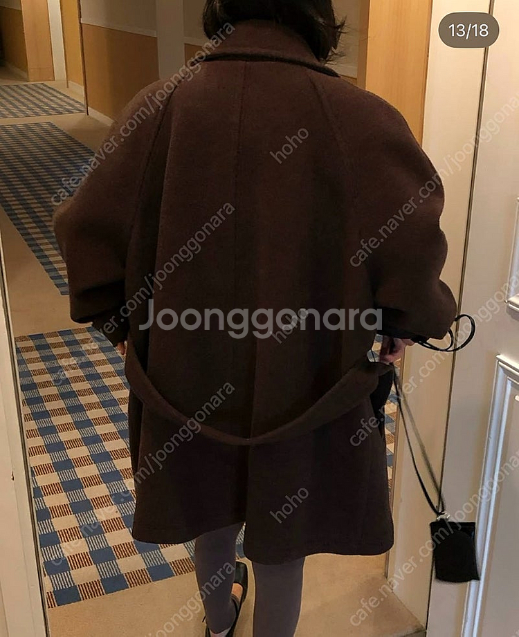 프레쉬라벨 몰튼 발마칸 코트 (브라운) 거의 새제품 팝...--8
