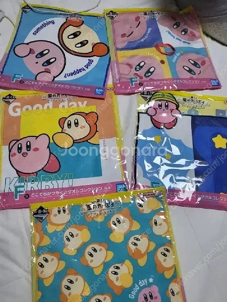 별의 커비 쿠지 제일복권 손수건 타월--0