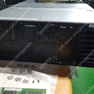 [ GPU 8개 장착가능 SERVER ] ASUS ESC8000 G4 서버 판매합니다.