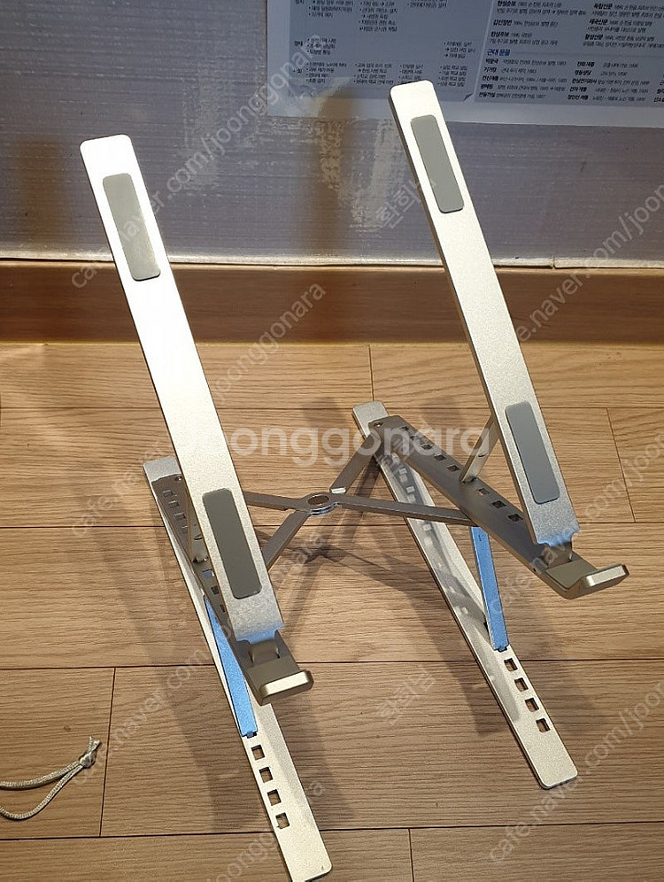 알루미늄 노트북 거치대 2단 보관 파우치도 같이 드림--3