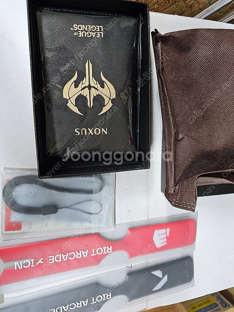 라이엇게임즈 굿즈 여권케이스, 애플 usb 라이터--0