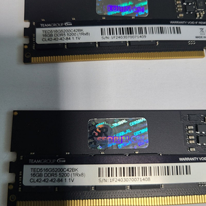 팀그룹 DDR5-5200 16GB X 2 32GB