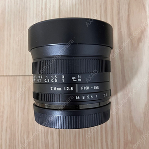 7artisan 7.5mm 2.8f 어안렌즈 수동 판매합니다!