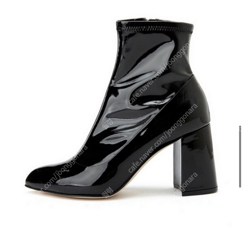 [ 슈콤마보니 ] 페이턴트 앵클부츠 이미지