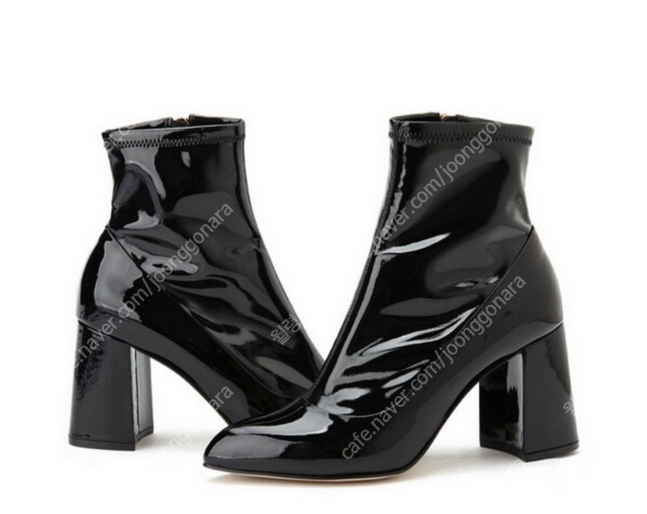 [ 슈콤마보니 ] 페이턴트 앵클부츠 이미지
