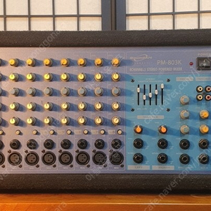 PM-803K Sound Art 파워드 믹서 8채널 300W