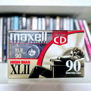 Maxell XLII 90분 공테이프 (Type II / 크롬) 미개봉/택포