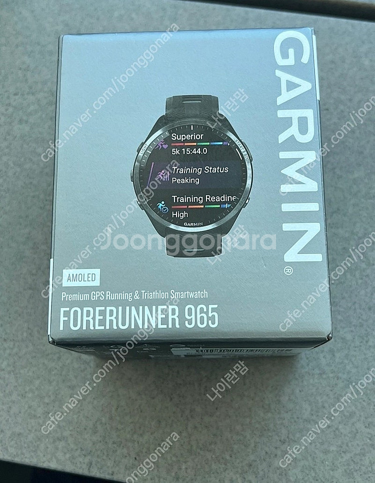 가민포러너 965 블랙 미개봉--0