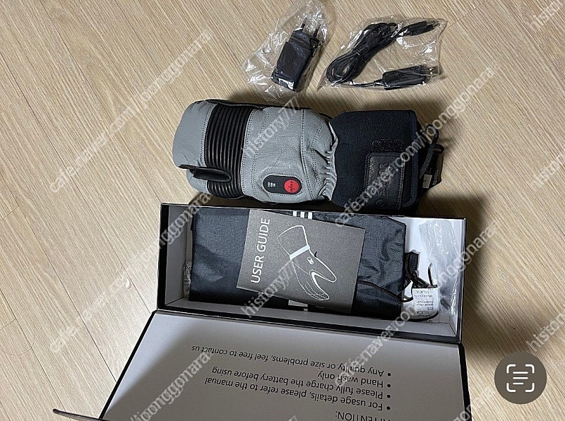 스키 보드 가죽 열선 발열장갑 새제품 팝니다.--5