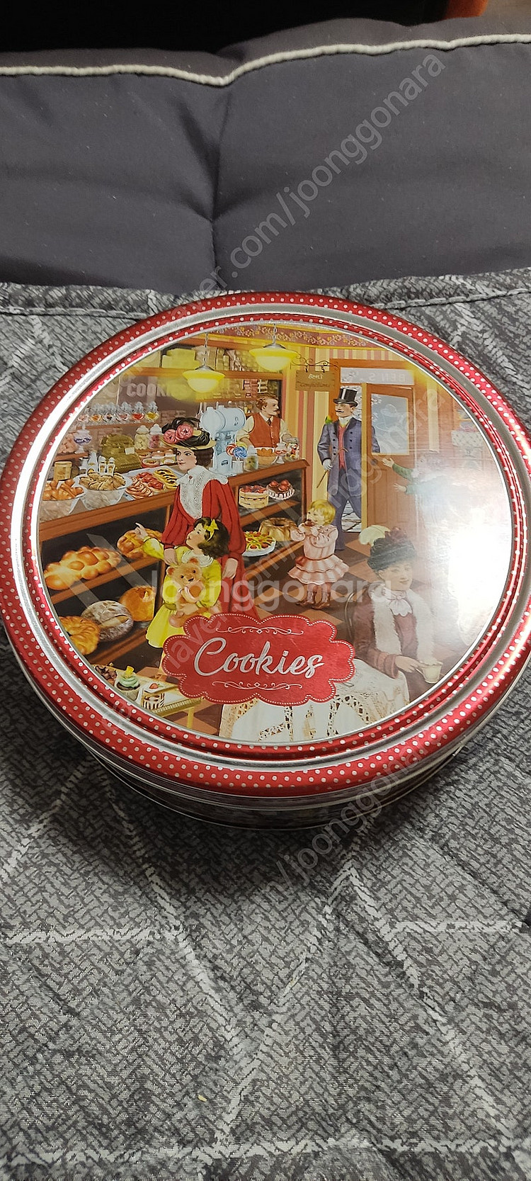 덴케이크 유러피언 빈티지 프리미엄 버터쿠키454g원형통...--0