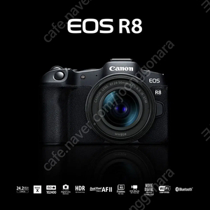 캐논 EOS R8 바디+ 정품배터리 추가