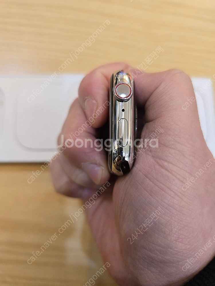 애플워치9실버스테인리스45mm셀룰러 밀레니즈루프+애케플...--6