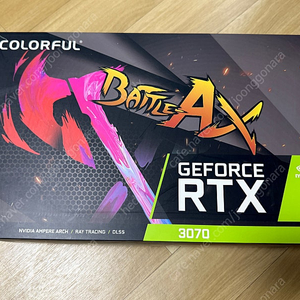 RTX 3070 컬러풀 COLORFUL 토마호크 V2 D6 8GB LHR