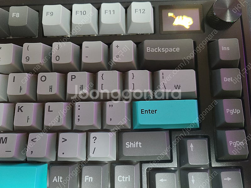 CMK75 차콜색 카일 저소음크림축 키보드 팝니다(택포...--1