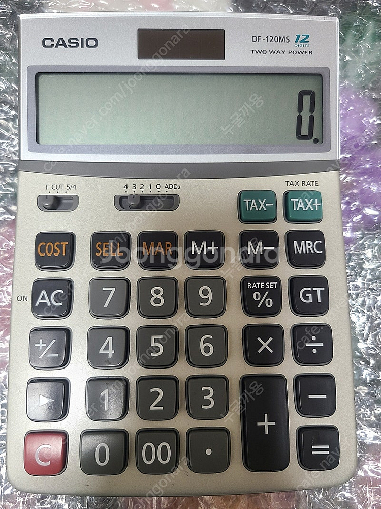 카시오 계산기DF-120MS--0