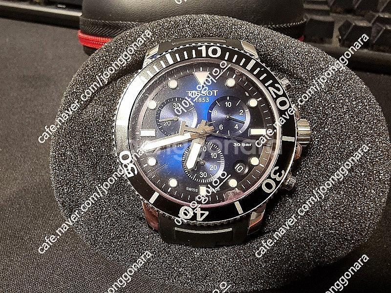 티쏘 씨스타1000 딥블루 46MM 팝니다 35만--0