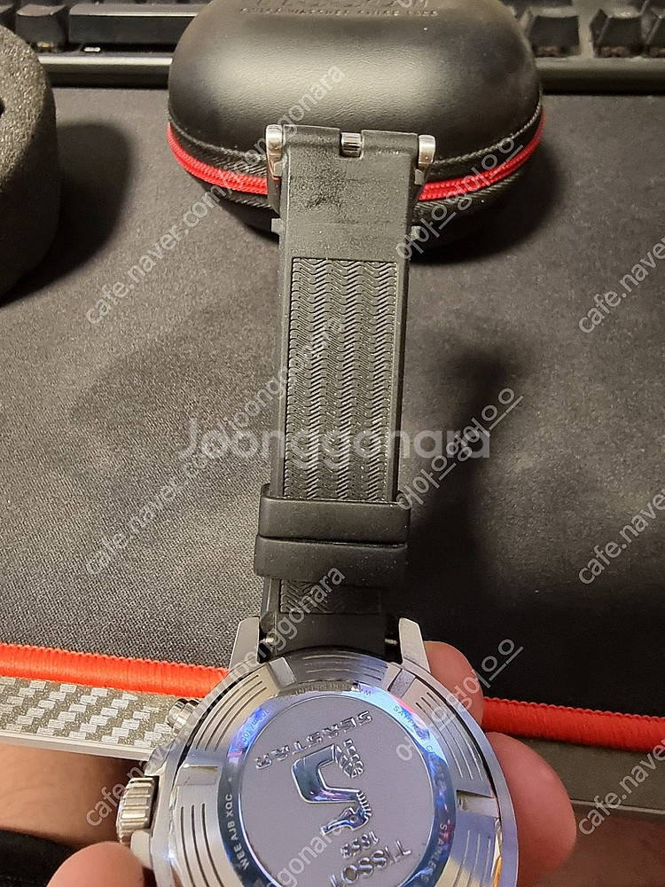 티쏘 씨스타1000 딥블루 46MM 팝니다 35만--6