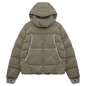 산산기어 패딩 24FW TAPED PUFFER JACKET 새제품 팝니다.