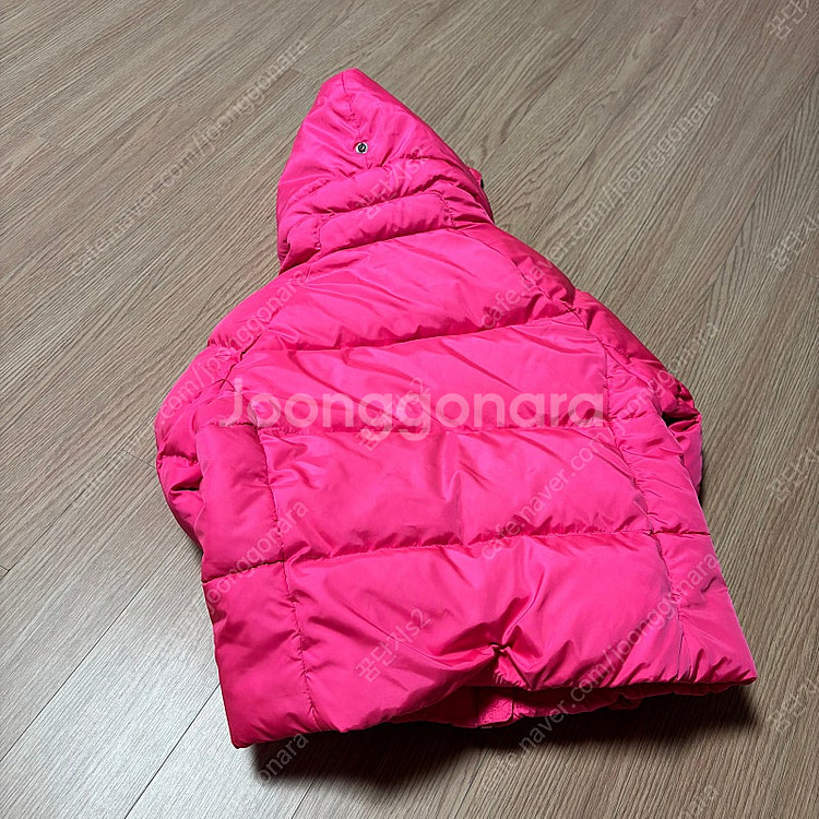 폴로 랄프로렌 여아 형광핑크 다운 패딩 점퍼 자켓 6x--8