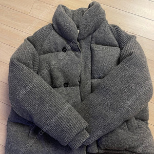 우마뭉 패딩 Pure shetland wool puffer jacket