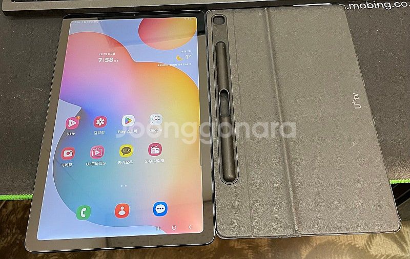 갤럭시탭S6LITE 그레이 64GB 무잔상 상태좋은 중...--2