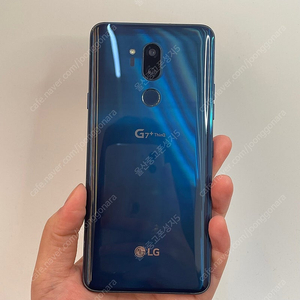 (울산중고폰) 02452 무잔상/기능정상 LG G7플러스 (G710) 모로칸블루 128GB 판매합니다 8만원 텔레그램OK