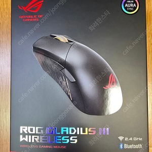 (거의 새 것) ASUS GLADIUS III WIRELESS BLACK 아수스 글라디우스3 무선마우스 팝니다.