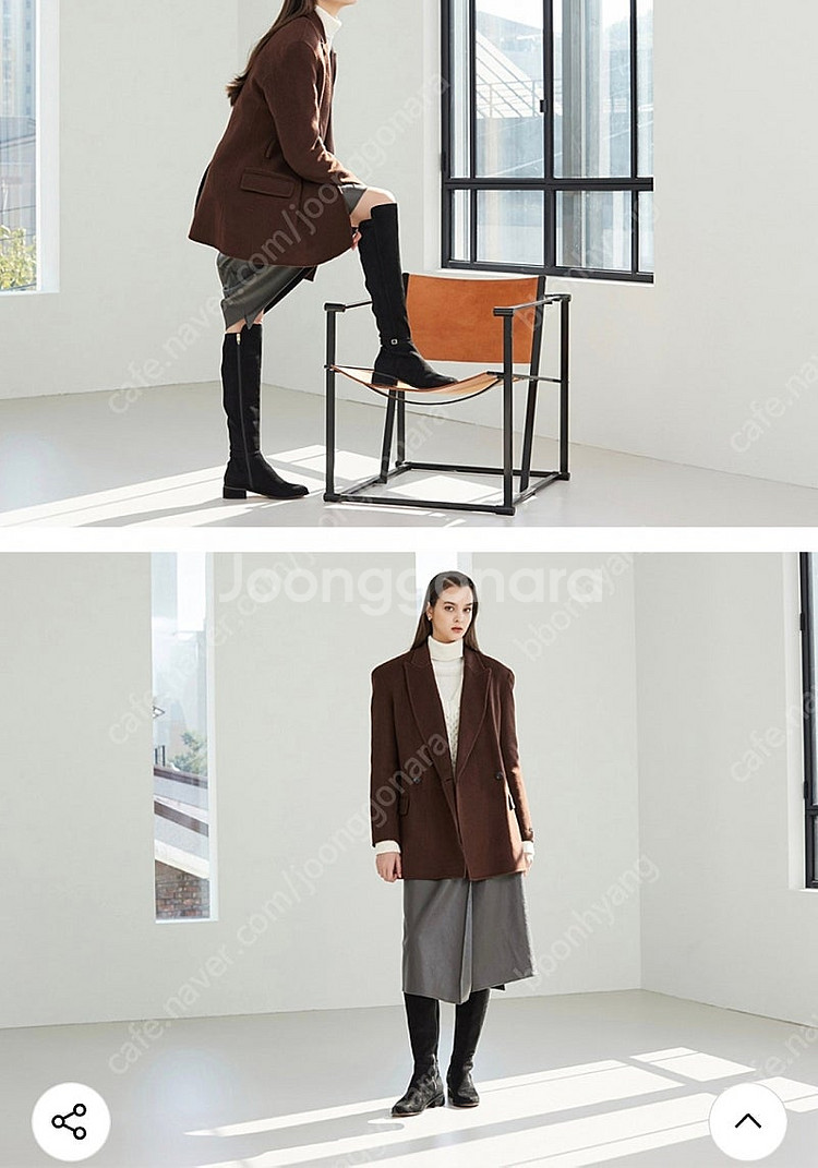 지니킴 스웨이드 롱부츠 255--1