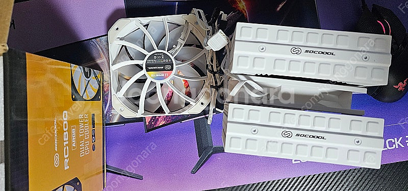 [3RSYS] Socoool RC1800 ARGB (화이트) [CPU쿨러] 팝니다--1