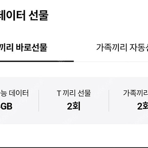 SK 2기가 데이터 2000 판매해요