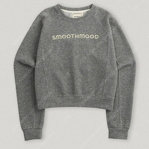 스무드무드 맨투맨 crew logo sweatshirt gray