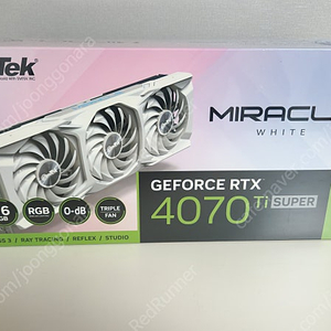 (미개봉) 이엠텍 RTX 4070 Ti SUPER D6X 16GB