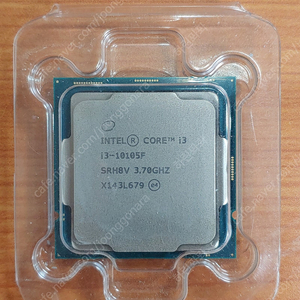 인텔 i3-10105f CPU 단품