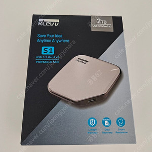 (새제품)클레브 외장 SSD 2TB USB3.2