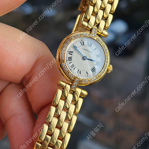 [정품] 까르띠에 원형 팬더 다이아몬드 18K 올금통 SM 여성용 (Cartier Panthere Diamond 18K YG Women's)