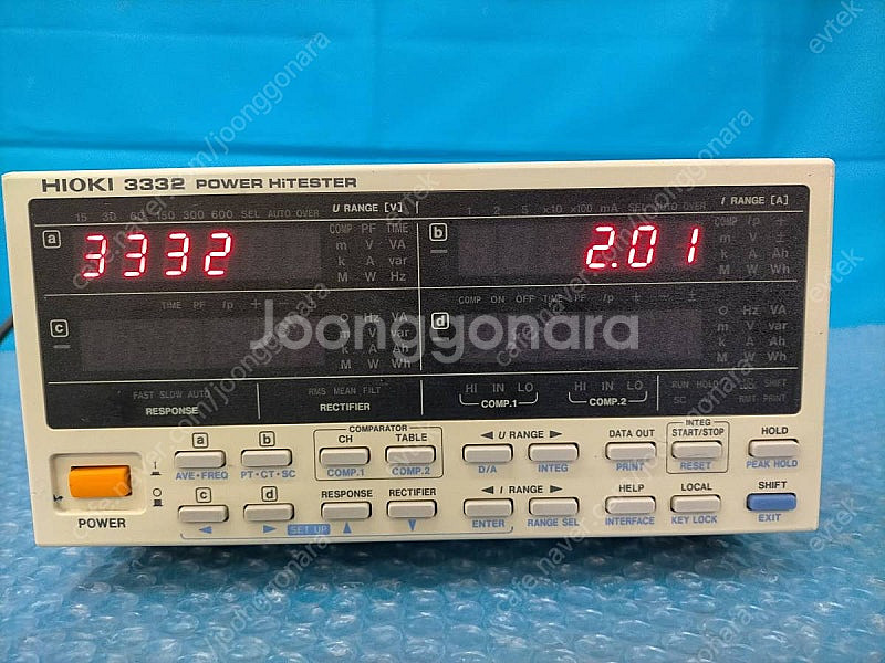 Hioki Power Meter 50A 입력 3332 ...--4