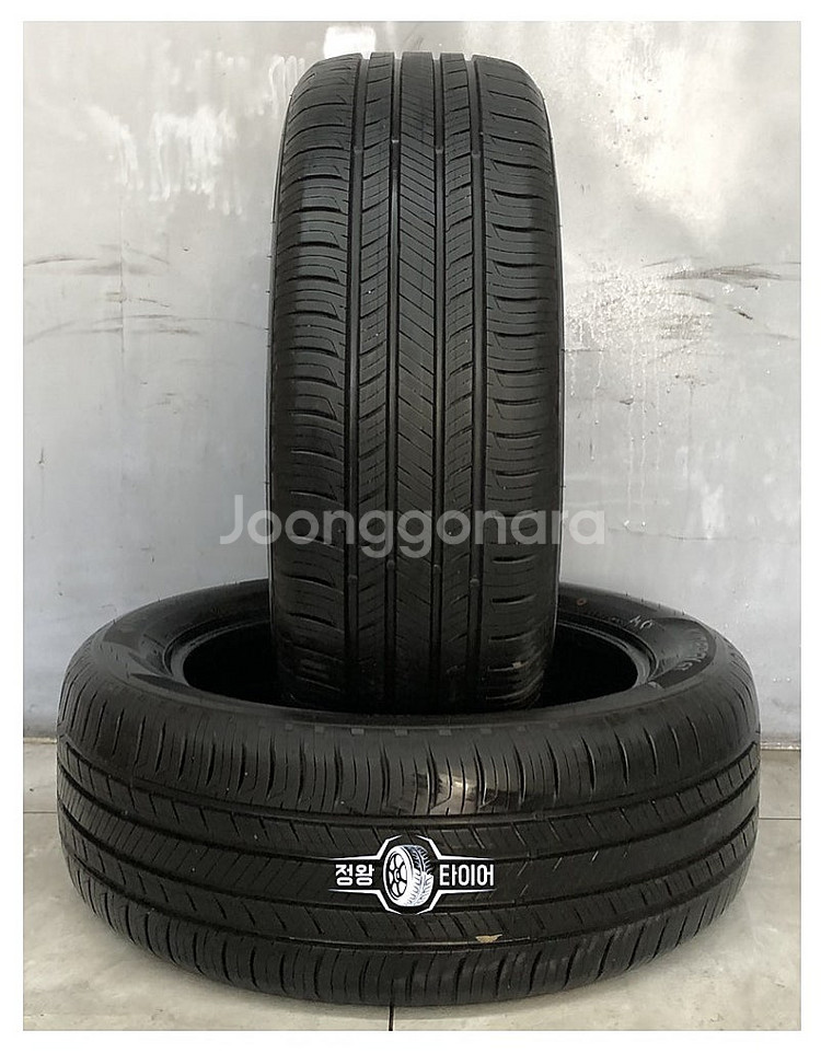 중고타이어 한국타이어 키너지GT 225/55R18 코란...--0