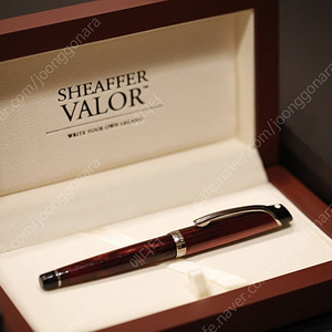 sheaffer 발로아 마블레드 만년필 F nib