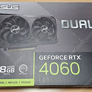 ASUS DUAL 지포스 RTX 4060 V2 O8G OC D6 8GB