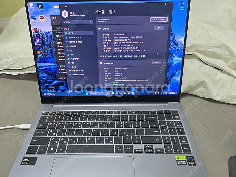 갤럭시 북4 울트라(NT960XGL-XC72G) 팝니다--2