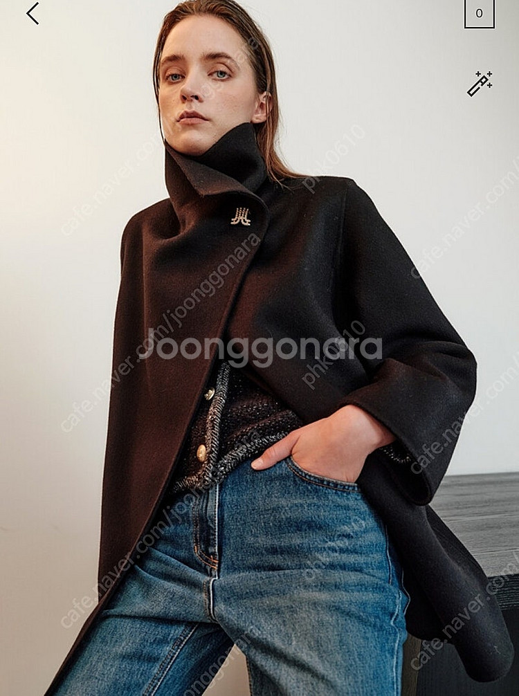 랑방컬렉션 캐시미어코트 새옷 한섬 타임--1